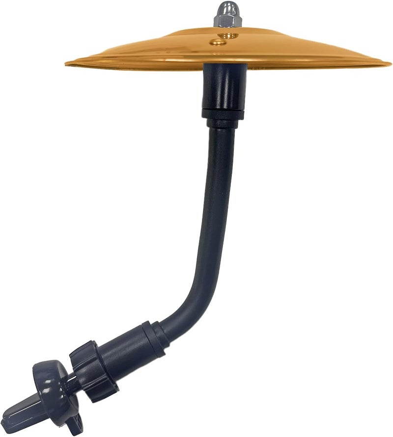 SCCUP Car Cymbals for Drummers, Mount Vent Grip with Joint Ball, Finger Cymbals, Easy to Install, Drummer Gifts for Music Lovers, Road Trips & Drum Enthusiasts, 5.7 Inch Drum Cymbal with Bright Sound - Image 1